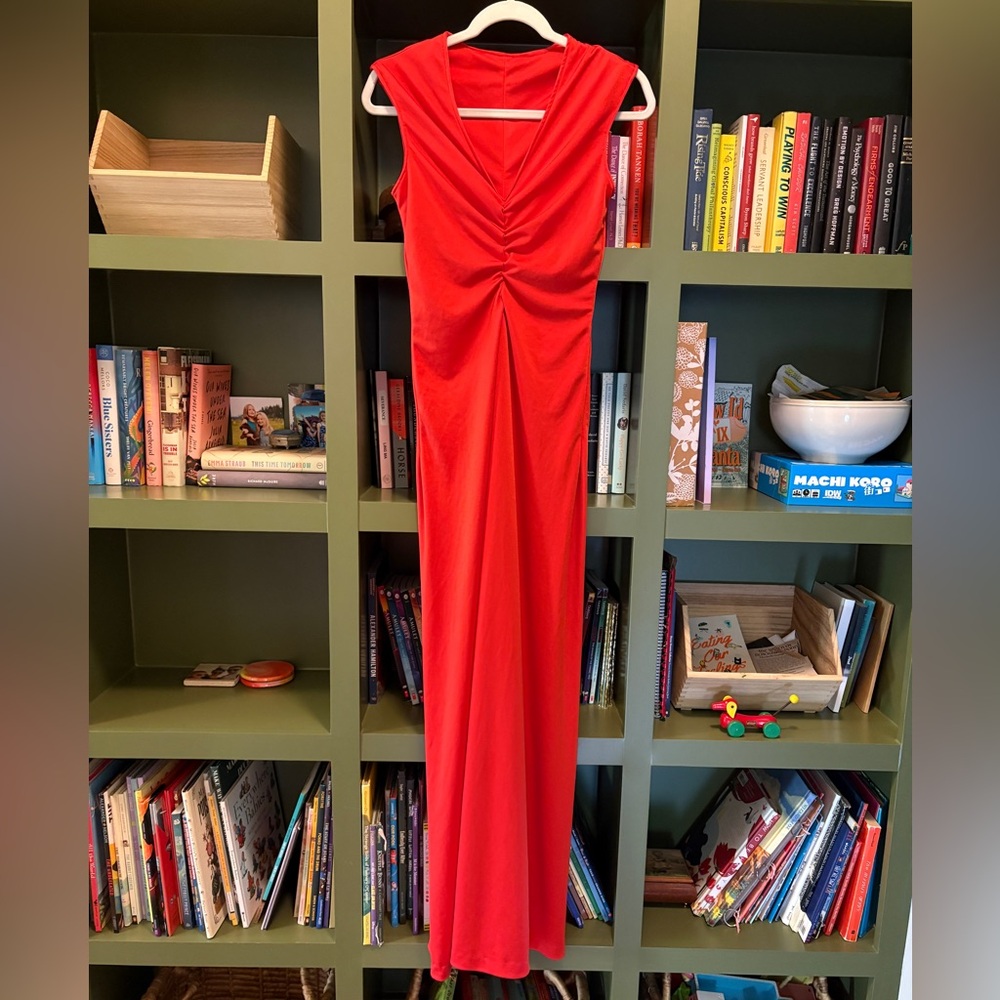 Vibrant Vintage Maxi Dress, S